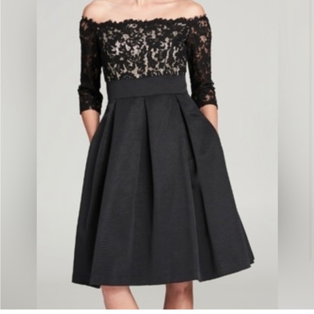 Eliza J high waisted dress.